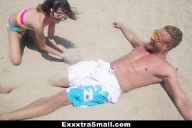 Exxxtrasmall - Beach Girl Boned In Hotel Room