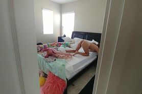 Slutty Sami Parker Caught On Camera By Step Brother
