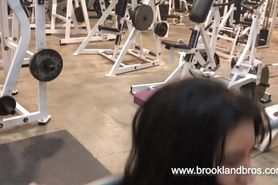 Young Teen Workout At Gym