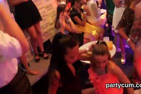 Spicy nymphos get completely mad and stripped at hardcore party