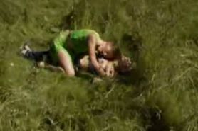 Lesbian Catches Girl In Field By twistedworlds