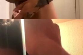 Only fans hoe trap sweety plays with pussy on Instagram live