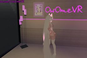 Shy Catgirl puts on a show for you ??Solo Masturbation in Virtual Reality [VRchat] 3d hentai camgirl