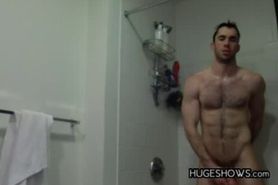 Handsome Guy Showering