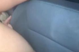 Play with pussy while driving
