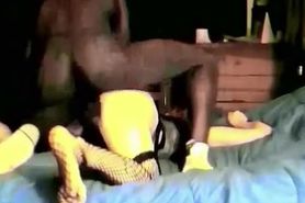 Black Man with nice ass  balls FUCKS White Girl