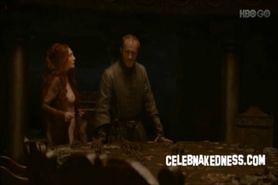 Celeb carice van houten nude on game of thrones redhead - video 1