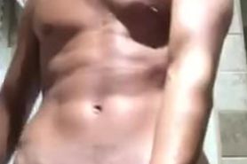 loud teen twink cumming and wiping cum over abs