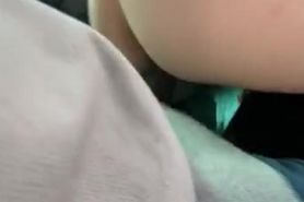 White bunny pussy sliding on my big cock