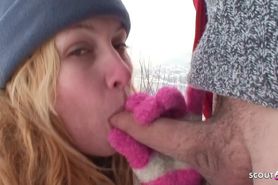 SCOUT69 - Real Czech Teen Street Whore No Condom Outdoor Sex for Cash