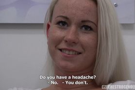 CZECH ESTROGENOLIT - Busty Blonde Seduces Her Doctor