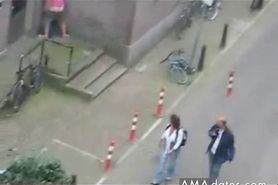 People having sex on the street The Netherlands