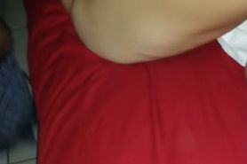 BBW Hotwife Ganged at Adult Theater