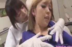 Blond Asian Getting Licked By Dentist