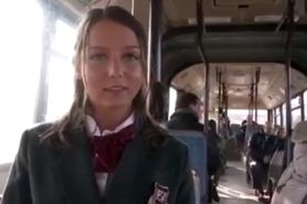 teen fucked in bus