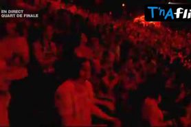 Lady Gaga Thong Scene  in X Factor (France)