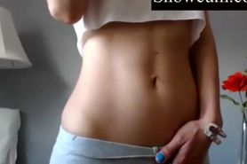 petite girl with ABS