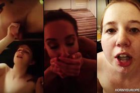 Sexy girls at homemade cumshot videos compilation