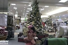 Nude In Public Department Store