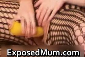 Kinky mom in body fishnet fucked part1 - video 1