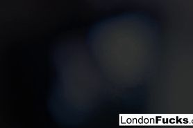 London's Hot TV Anal Solo