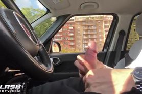 Big Cock Flash In Car - Milf Look My Harc Dick