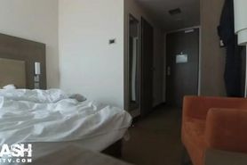Caught Jerking Off By Hotel Maid 1