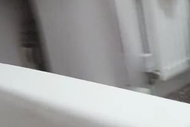 Step mom fucked with 12 inch of cock by step son in the bathroom
