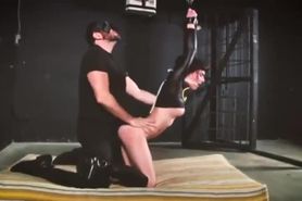 man tied up and fucked superheroine