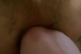 daddy fisting my tight twink hole before bareback creampie