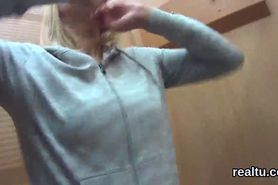Fantastic czech kitten gets seduced in the mall and plowed in pov