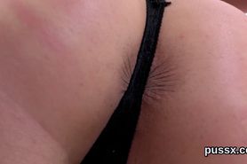 Cute czech sweeties open up their bums with buttplug and oversized dildos