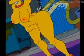marge simpson getting fucked by machine
