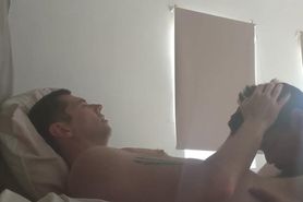 UK lad and Latino kiss suck and screw bb