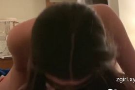 Step sister shows off her amazing blowjob skills