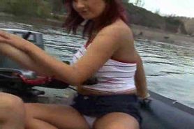 Two Busty Lesbians on the River