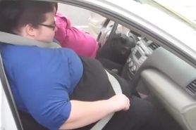 SSBBW Too Tight Car Squeeze with Ivy Davenport and Violet James