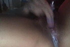 Horny Slut Squirts and Gets Shaking Orgasm