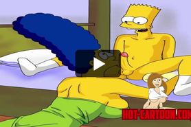 Cartoon Porn simpsons porn mom fuck son