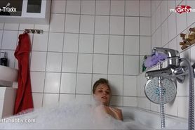My Dirty Hobby - Tattoed girl masturbates in bathtub