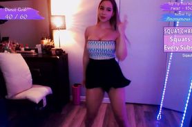 Pink Sparkles Dancing Twitch Video
