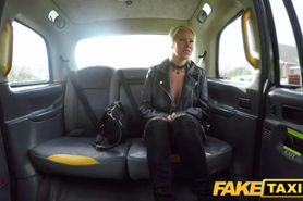 Fake Taxi Blonde girl horny tourist masturbates and fucks in cab
