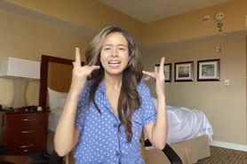 Get Ready With pokimane For Twitchcon In Her Hotel