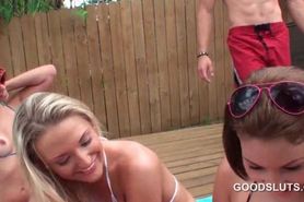 Teens in college stripping to be gangbanged