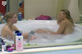 Big Brother NL - Hot blond Teen chatting in Bath pt 2