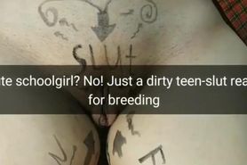 Teen 18 years old schoolgirl ready for dirty fucking