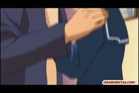 Anime caught and monster hard fucked
