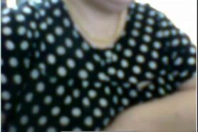 Chinese granny with huge tits