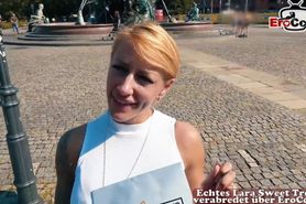 Deutsche Fitness Teen abgeschleppt - german blonde amateur tattoo teen public pick up POV casting