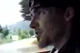 Hot ginger hitchhiker convinced to fool around
